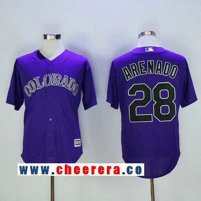 Nolan Arenado Colorado Rockies purple jersey