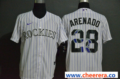 Nolan Arenado Colorado Rockies white Fashion jersey