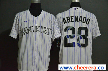 Nolan Arenado Colorado Rockies white Fashion jersey