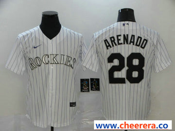 Nolan Arenado Colorado Rockies white jersey