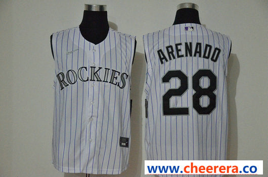 Nolan Arenado Colorado Rockies white jersey