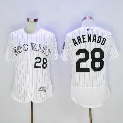Nolan Arenado Colorado Rockies white Home jersey