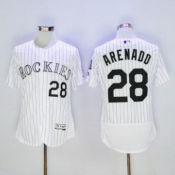 Nolan Arenado Colorado Rockies white Home jersey