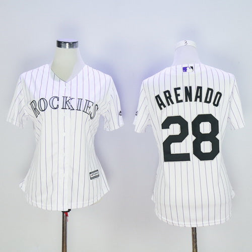 Nolan Arenado Colorado Rockies white Home jersey