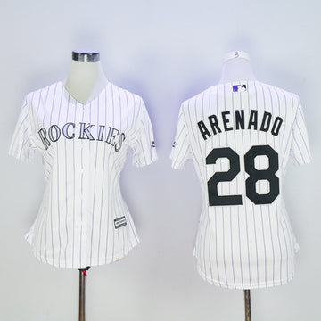 Nolan Arenado Colorado Rockies white Home jersey