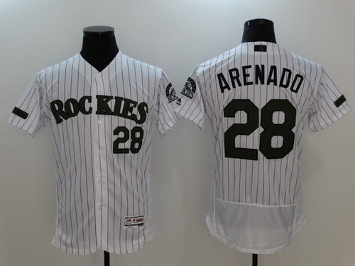 Nolan Arenado Colorado Rockies white jersey