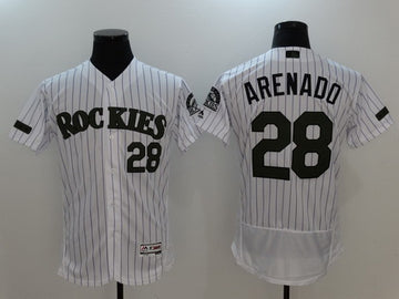Nolan Arenado Colorado Rockies white jersey