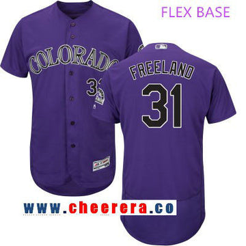 Kyle Freeland Colorado Rockies purple jersey