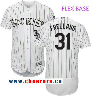 Kyle Freeland Colorado Rockies white Home jersey