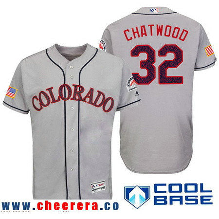 Tyler Chatwood Colorado Rockies gray Fashion jersey