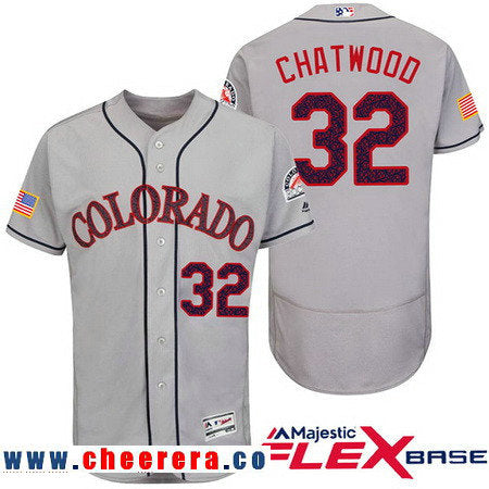 Tyler Chatwood Colorado Rockies gray Fashion jersey