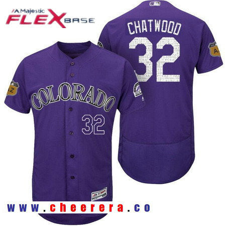 Tyler Chatwood Colorado Rockies purple jersey
