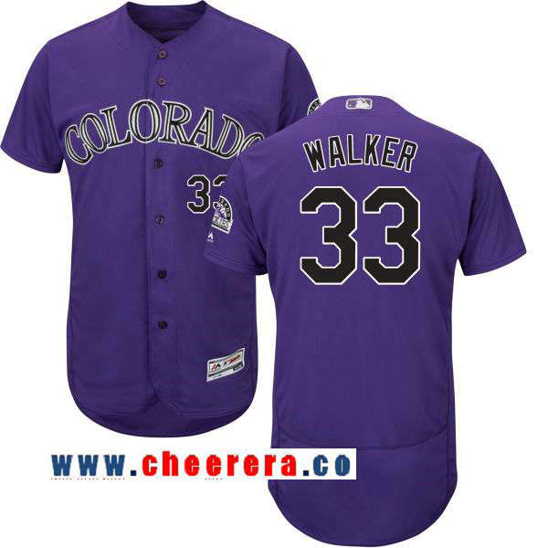 Larry Walker Colorado Rockies purple jersey
