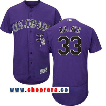 Larry Walker Colorado Rockies purple jersey