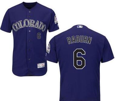 Ryan Raburn Colorado Rockies purple jersey