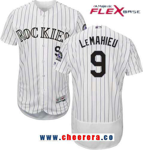 DJ LeMahieu Colorado Rockies white Home jersey