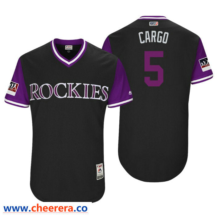 Colorado Rockies black Authentic jersey