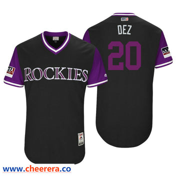 Colorado Rockies black Authentic jersey