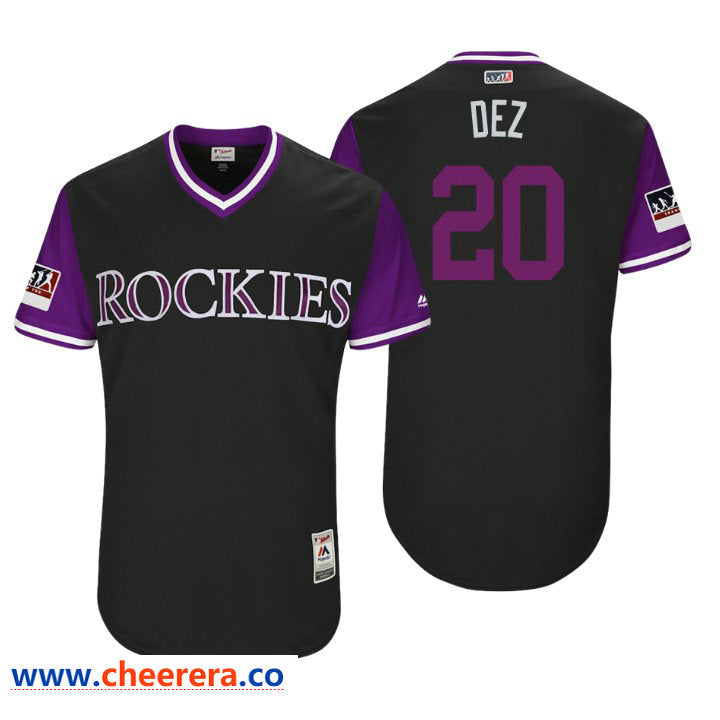 Colorado Rockies black Authentic jersey