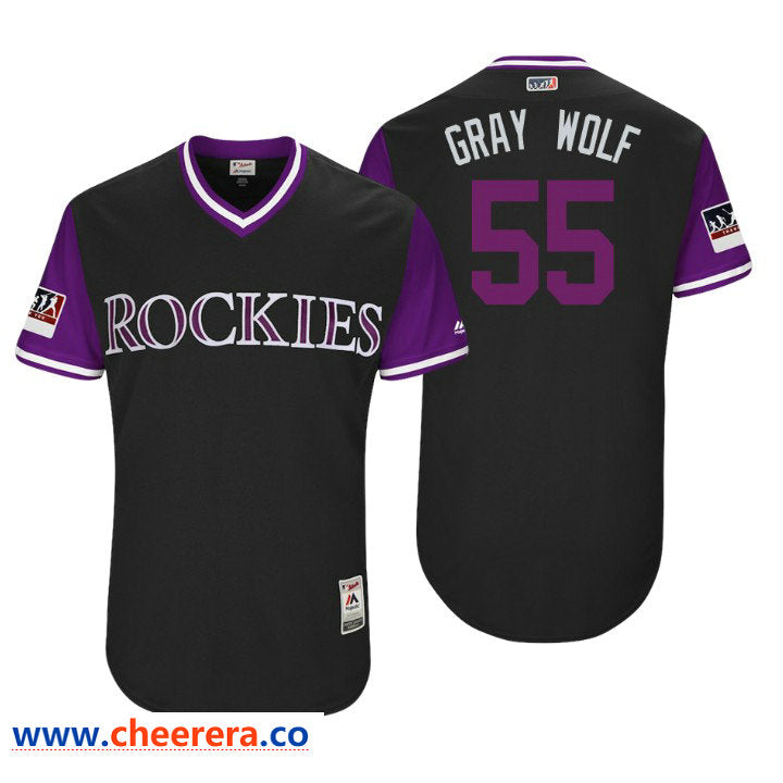 Colorado Rockies gray Authentic jersey