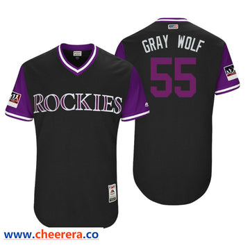 Colorado Rockies gray Authentic jersey