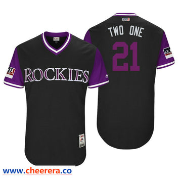 Colorado Rockies black Authentic jersey