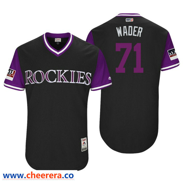 Colorado Rockies black Authentic jersey