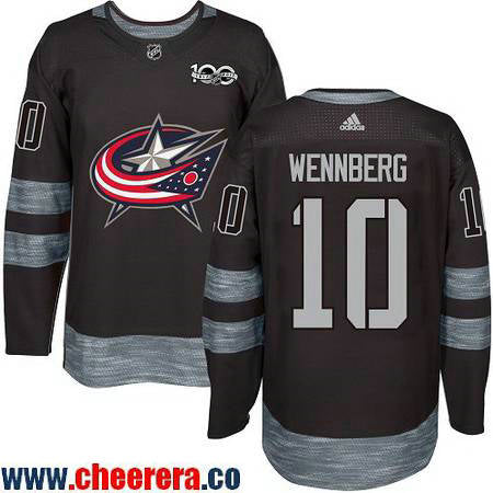 Alexander Wennberg Columbus Blue Jackets black jersey
