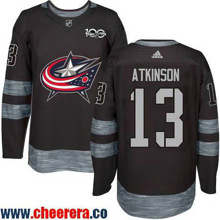 Cam Atkinson Columbus Blue Jackets black jersey