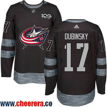 Brandon Dubinsky Columbus Blue Jackets black jersey