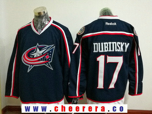 Brandon Dubinsky Columbus Blue Jackets navy Home jersey