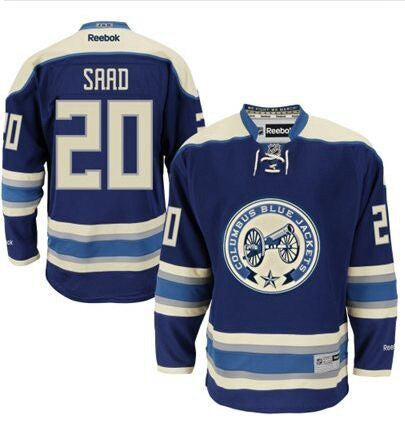 Brandon Saad Columbus Blue Jackets navy Alternate jersey