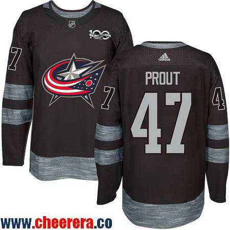 Dalton Prout Columbus Blue Jackets black jersey