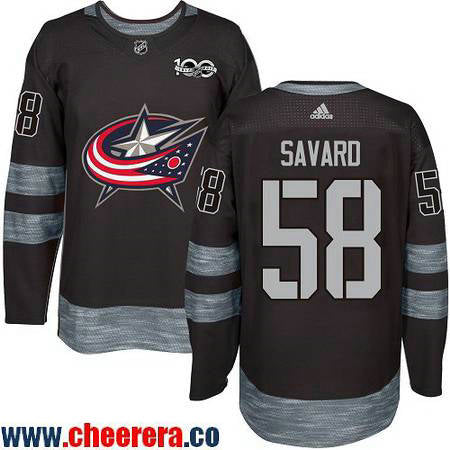 David Savard Columbus Blue Jackets black jersey