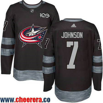 Jack Johnson Columbus Blue Jackets black jersey