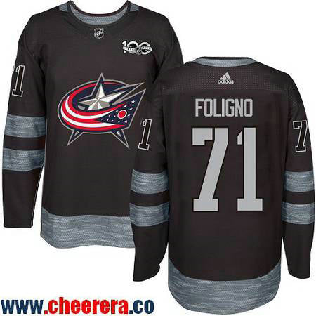 Nick Foligno Columbus Blue Jackets black jersey