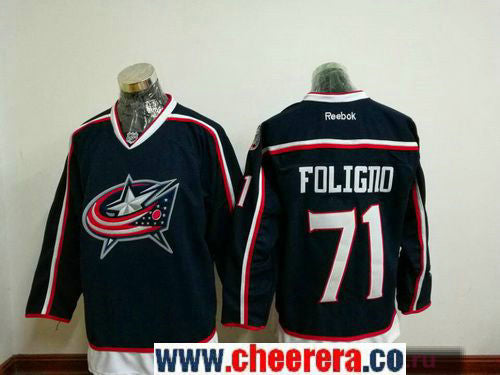 Nick Foligno Columbus Blue Jackets navy Home jersey