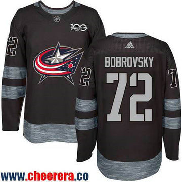 Sergei Bobrovsky Columbus Blue Jackets black jersey