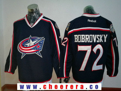 Sergei Bobrovsky Columbus Blue Jackets navy Home jersey
