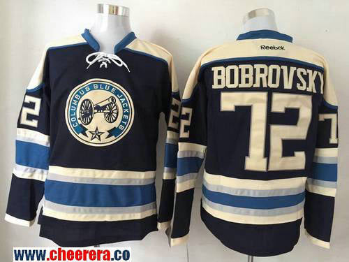 Sergei Bobrovsky Columbus Blue Jackets royal Third jersey
