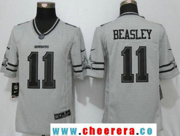 Cole Beasley Dallas Cowboys gray Limited jersey