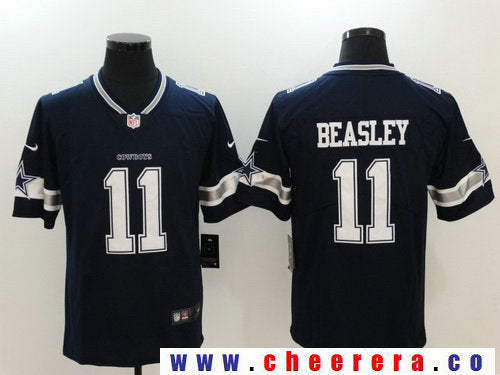 Cole Beasley Dallas Cowboys navy Vapor jersey