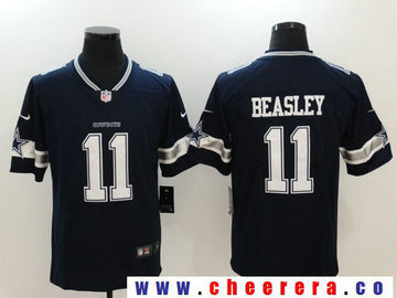 Cole Beasley Dallas Cowboys navy Vapor jersey