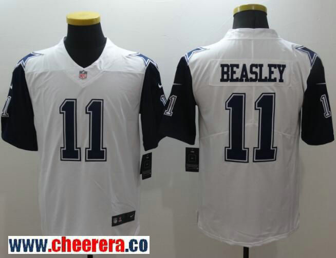 Cole Beasley Dallas Cowboys white Color Rush jersey
