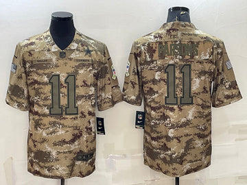 Micah Parsons Dallas Cowboys camo Salute To Service jersey