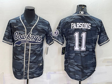 Micah Parsons Dallas Cowboys gray Camo jersey