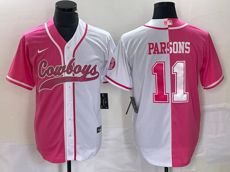 Micah Parsons Dallas Cowboys pink jersey