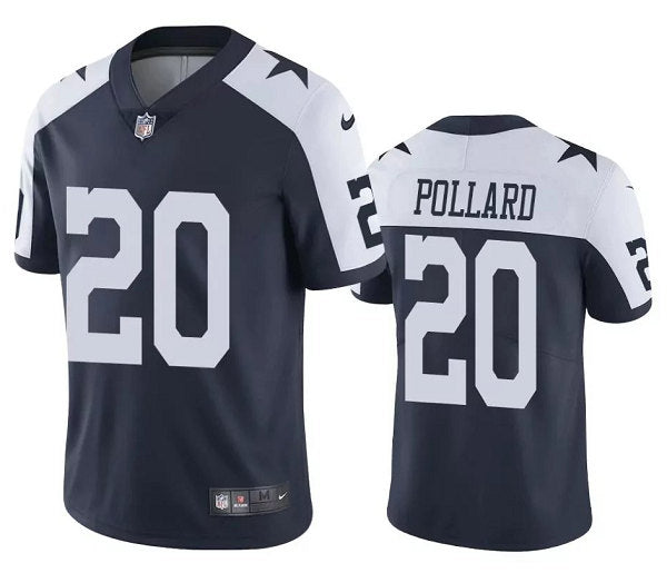 Tony Pollard Dallas Cowboys navy Color Rush jersey