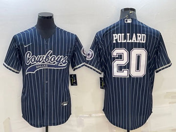 Tony Pollard Dallas Cowboys navy jersey