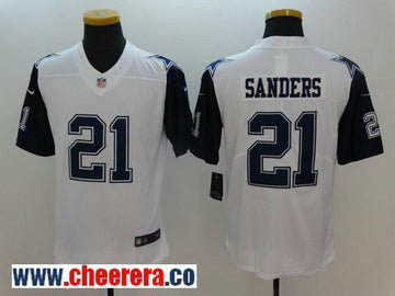 Deion Sanders Dallas Cowboys white Color Rush jersey